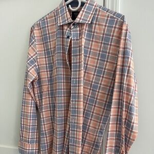 Nordstrom's Men's Shop- Non-Iron- Trim Fit Dress/Casual Shirt- Size 16
